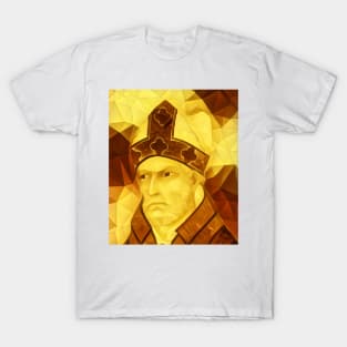 St. Augustine Golden Portrait | St. Augustine Artwork 10 T-Shirt